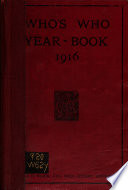 Who's who Year-book for 1916