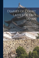 Diaries of Court Ladies of Old Japan