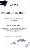 Laws of the State of Illinois