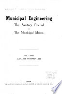 Municipal Engineering: Sanitary Record and the Municipal Motor