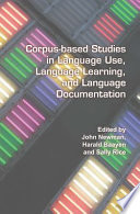 Corpus-based Studies in Language Use, Language Learning, and Language Documentation