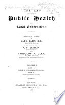 The Law Relating to Public Health and Local Government