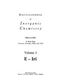 Encyclopedia of Inorganic Chemistry