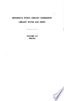 Minnesota Library Notes and News