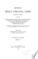 Hogg's West Virginia Code, Annotated
