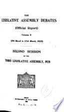 The Legislative Assembly Debates (official Report)