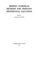 Modern Numerical Methods for Ordinary Differential Equations