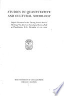Studies in quantitative and cultural sociology