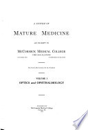 A System of Mature Medicine: Optics and ophthalmology