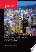 Routledge Handbook of Corporate Law