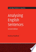 Analysing English Sentences
