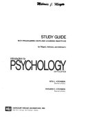 Study Guide with Programmed Units and Learning Objectives for Hilgard, Atkinson, and Atkinson's Introduction to Psychology, Sixth Edition