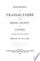 Proceedings of the Royal Society of Canada