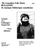 Bulletin de Musique Folklorique Canadienne