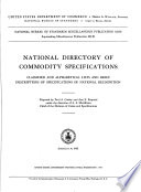 National Bureau of Standards Miscellaneous Publication