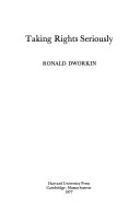 Taking Rights Seriously