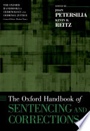 The Oxford Handbook of Sentencing and Corrections