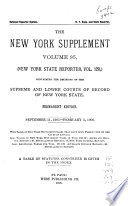 The New York Supplement