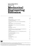 The International Journal of Mechanical Engineering Education