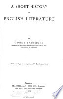 A short history of English literature. Repr