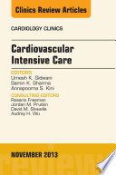 Cardiovascular Intensive Care, An Issue of Cardiology Clinics