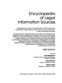 Encyclopedia of Legal Information Sources