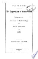 Report of Division of Entomology and List of Nurserymen for ...