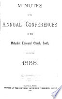 Minutes of the Annual Conferences of the Methodist Episcopal Church, South