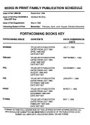 Forthcoming Books