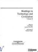 Readings in Technology and Civilization. Volume II