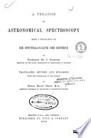 A Treatise on Astronomical Spectroscopy