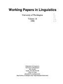 Working Papers in Linguistics