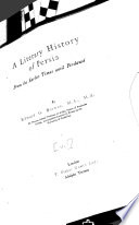A Literary History of Persia: From the earliest times until Firdawsí, 1902