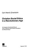 Christian Social Ethics in a Revolutionary Age