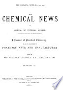 The Chemical News and Journal of Physical Science