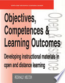Objectives, Competencies and Learning Outcomes