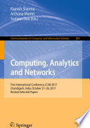 Computing, Analytics and Networks