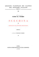 Scechina e libellus de litteris hebraicis