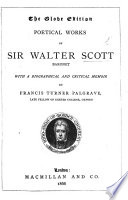 The Globe Edition. With a Biographical and Critical Memoir by F. T. Palgrave