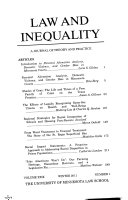 Law & Inequality