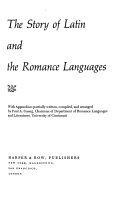 The Story of Latin and the Romance Languages