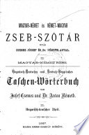 Ungarisch-deutsches Taschen-Wörterbuch