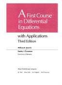 A First Course in Differential Equations with Applications