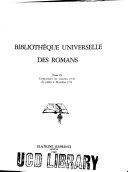 Bibliothèque universelle des romans
