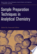 Sample Preparation Techniques in Analytical Chemistry