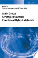 Main Group Strategies towards Functional Hybrid Materials