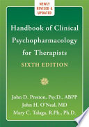 Handbook of Clinical Psychopharmacology for Therapists