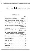 The Australian Science Teachers' Journal