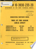 Organizational Maintenance Manual