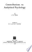 Contributions to Analytical Psychology
